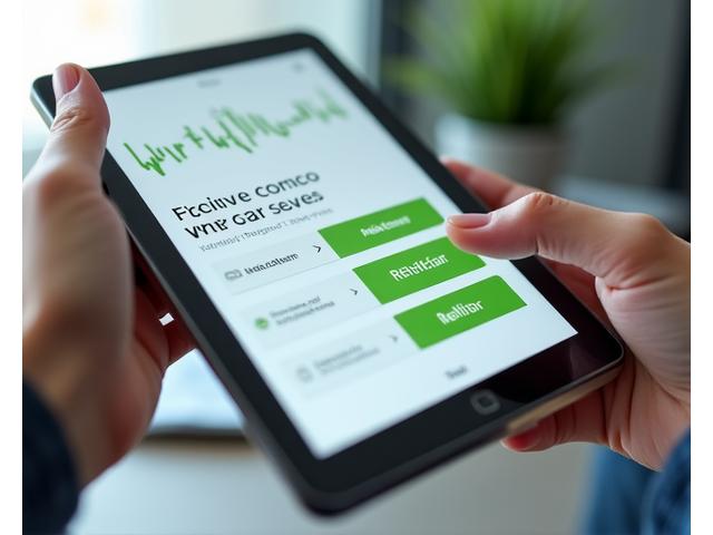 Uma interface de usuário estilizada em um tablet ou smartphone, com botões claros para 'Acessar Dados', 'Retificar Dados', 'Excluir Dados' e 'Portabilidade', simbolizando o controle do usuário sobre as informações pessoais.